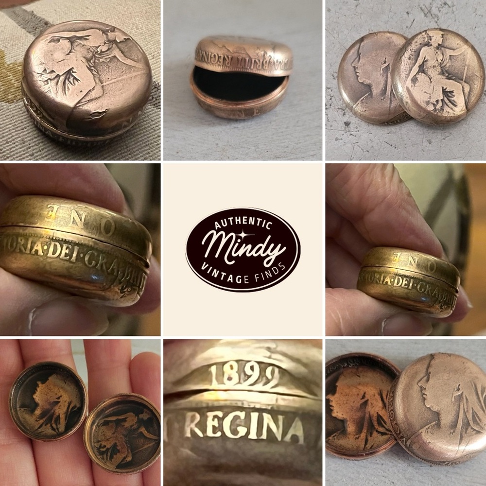 Rare Coin box 1899 Britain